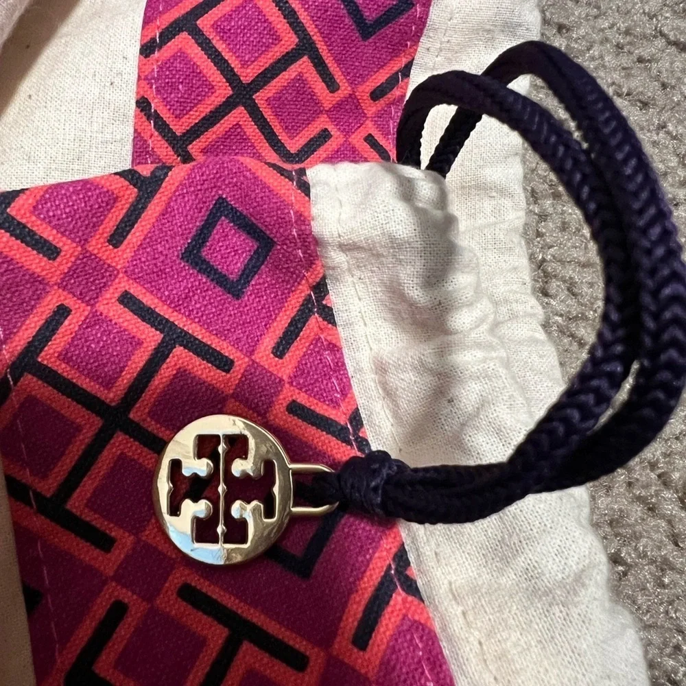 Tory Burch Canvas Drawstring Dust Bag 16.5 x 27